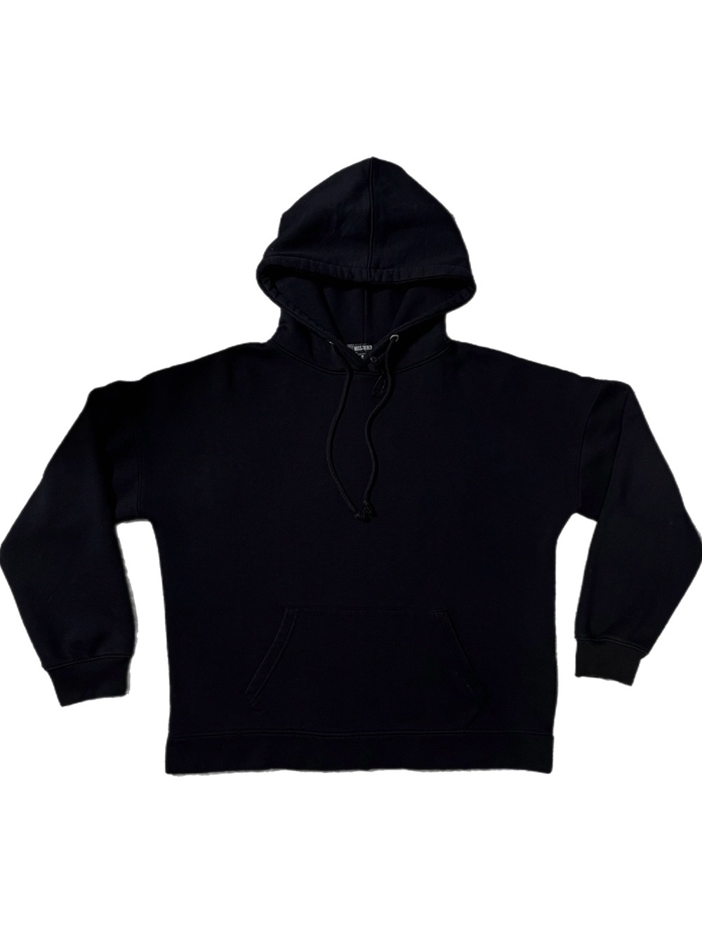 MISGUIDED Basic Black Oversized Hoodie